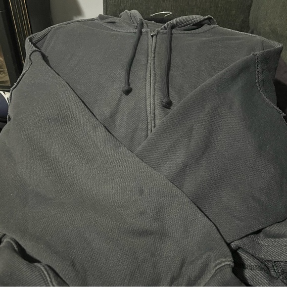 Aerie Heather Gray Zip-Up Jacket - Picture 2 of 3